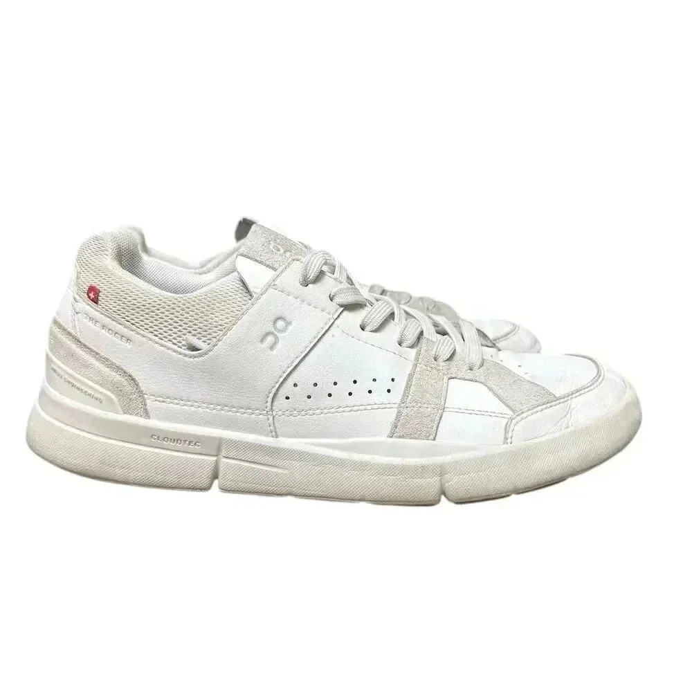 On Running THE ROGER Clubhouse Women 9.5 White Roger Federer CloudTec